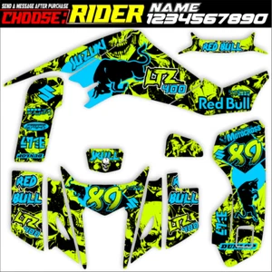LTZ 400 suzuki wrap graphics stickers kit decals quad 2003 to 2008 kfx 400 - Picture 1 of 4