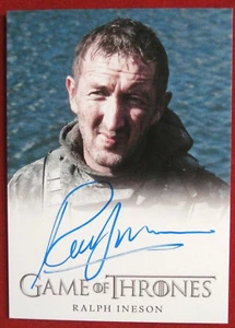 GAME OF THRONES - RALPH INESON - Hand-Signed Autograph Card LIMITED EDITION - Picture 1 of 2