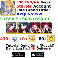 [ENG/NA][INST] FGO / Fate Grand Order Starter Account 5+SSR 430+SQ