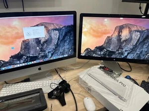 All in One Apple iMac 27 inch Mid 2011 and iMac 27 inch Monitor - Picture 1 of 2