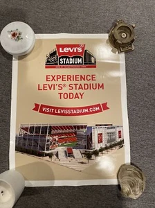 San Francisco 49ers Levi’s Stadium Preview Poster 2007 RARE 17”x13” - Picture 1 of 3