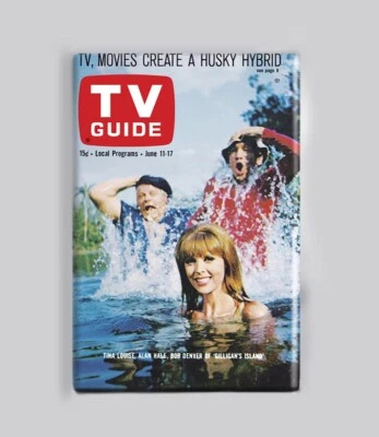 GILLIGANS ISLAND - 2"x3" POSTER MAGNET retro vintage magazine 60s ginger - Image 1 of 3