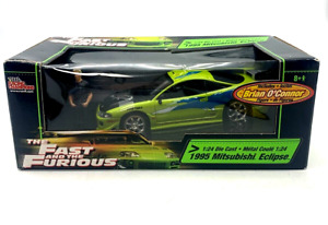 The Fast and the Furious 1995 Mitsubishi Eclipse 1:24 Diecast Brian O'Connor Fig