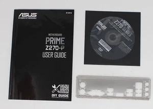 ASUS Prime Z270-P - SET Handbuch ATX IO Shield Slotblende Treiber CD (#8733) - Afbeelding 1 van 1