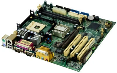 Msi Ms-6507e Ver: 1.0 Pga478 2x Ddr Agp 3x Pci Cnr Matx Mainboard - Image 1 of 2