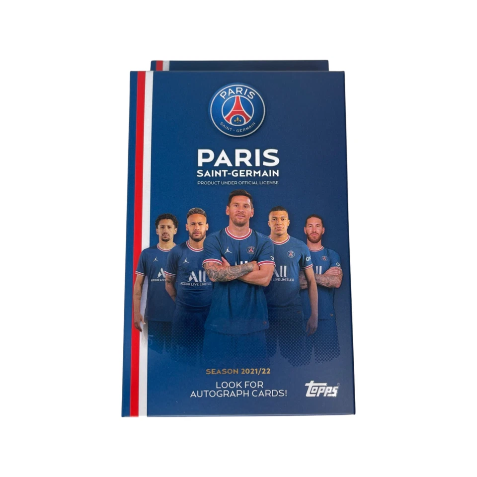 2021-22 Topps PSG Paris Saint-Germain Team Set  auto Mbappe? Messi? IN HAND - Image 1 of 2