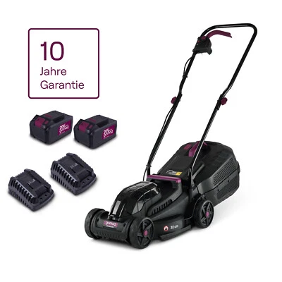 Tagliaerba a batteria 20V + 2x batteria 4Ah e caricabatterie 32cm larghezza taglio RSM320BL Gomag