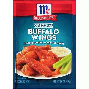 McCormick Buffalo Wings 3 confezioni mix condimento originale 1,6 oz ogni lotto fresco - Foto 1 di 5