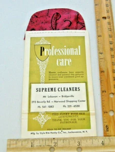 INSERTO PAÑUELO DE BOLSILLO ~ CARTÓN CON TELA DE CACHEMIRA ~ LIMPIADORES SUPREMOS ~ ESTILO RITO ~ 2 - Imagen 1 de 5