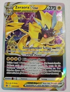 Pokemon Karte Zeraora Vstar SWSH265 Black Star Promo Ultra Rare NM Deutsch - Bild 1 von 1