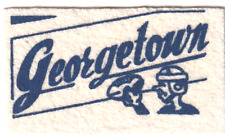 GEORGETOWN  HOYAS -  1950s AMERICAN NUT & CHOCOLATE mini  FOOTBALL pennant/VG