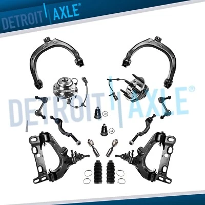 10pc Front Upper Lower Control Arm Tie Rod for Buick Rainer Isuzu Ascender 16mm Foto 1 de 4