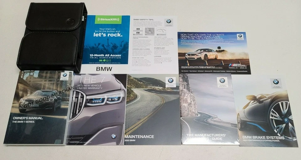 BMW Serie 7 2020 manual del propietario V8 4,4 V6 3,0 740i 750i Alpina B7 xDRIVE EXCELENTE Foto 1 de 1