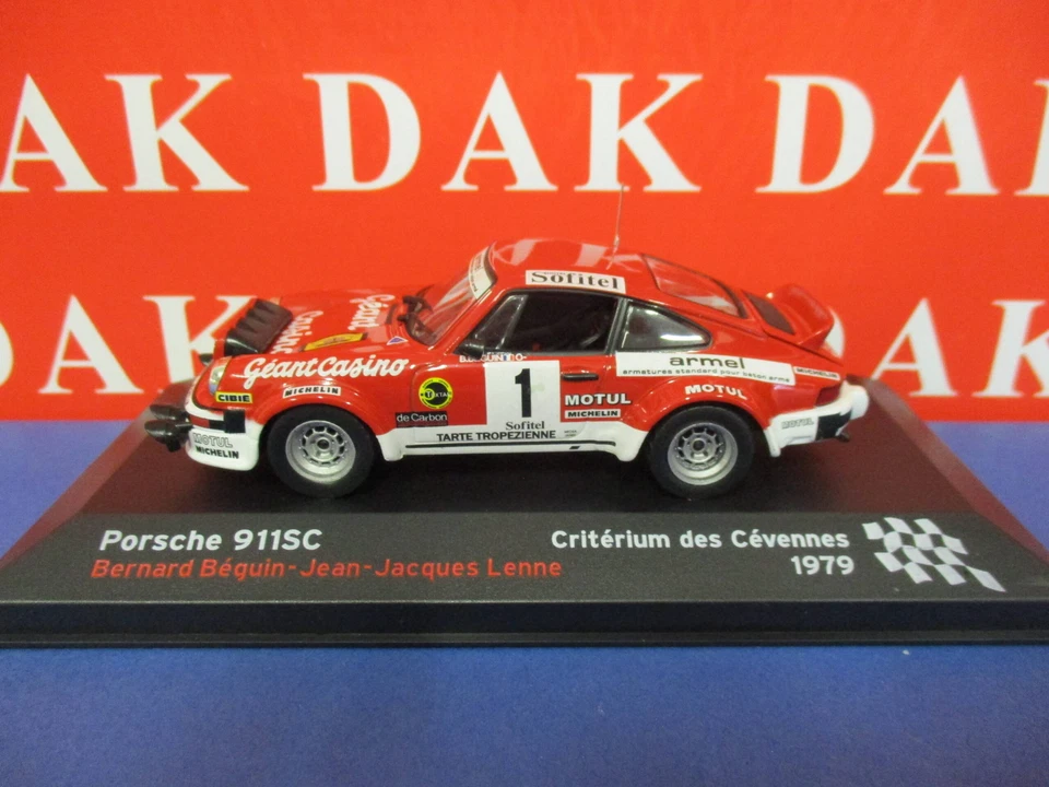 Die cast 1/43 Modellino Auto Porsche 911 SC Criterium des Cevennes 1979 B.Beguin - Immagine 1 di 4