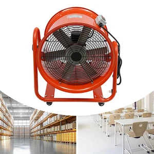 2800r/min Orange Neu Bauventilator Axialventilator Baulüfter Axialgebläse 400mm - Bild 1 von 18