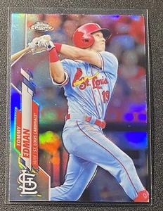 Tommy Edman - 2020 Topps Chrome - REFRACTOR - #94 - St. Louis Cardinals - Bild 1 von 2