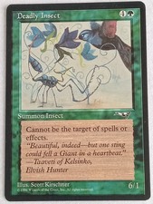 Magic: The Gathering Cards - Deadly Insect - Alliances - Near Mint!