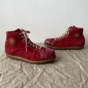 Zapatos altos Camper Vintage Y2K para mujer rojos boxeo talla US 8.5 UK 6.5 - Imagen 1 de 6