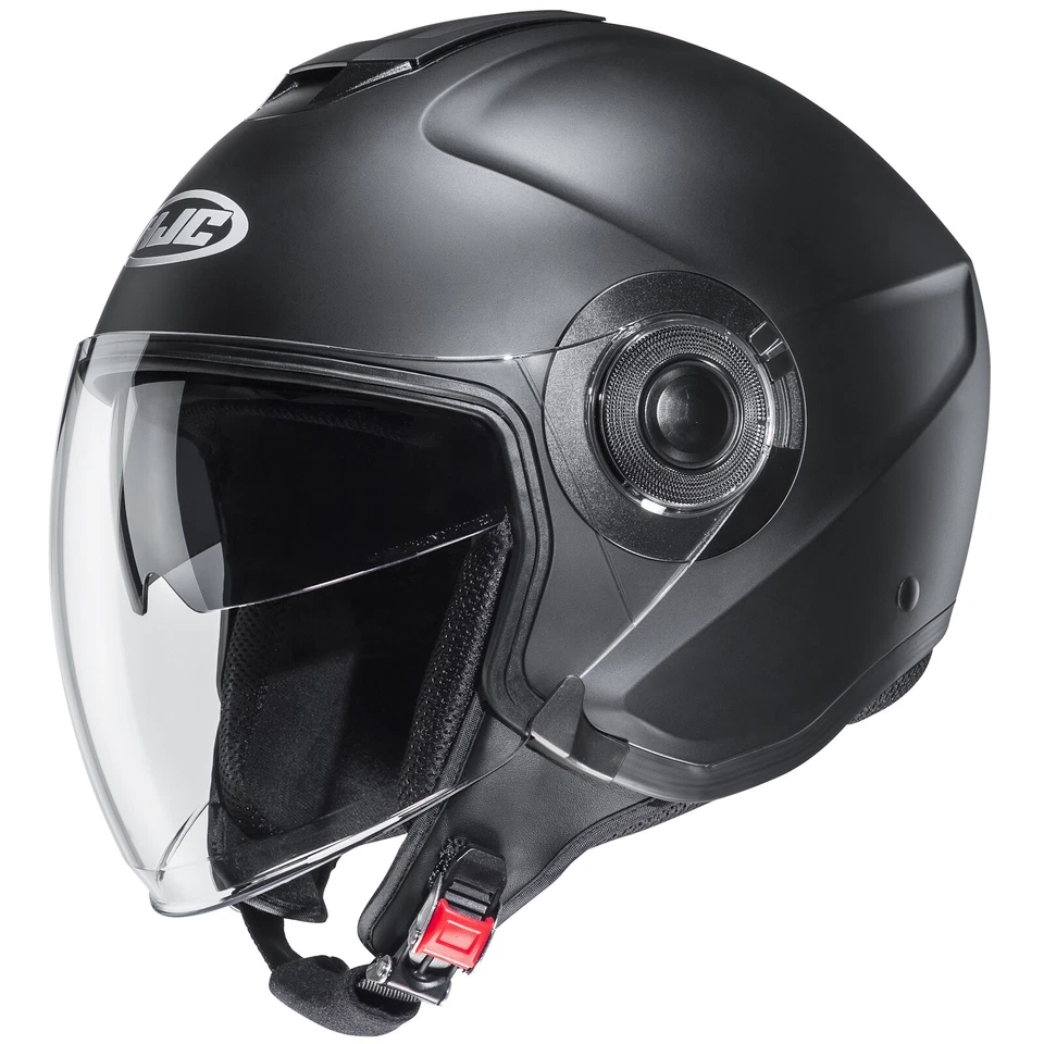 HJC i40N Solid semi matt schwarz Jethelm Motorradhelm Helm Sonnenvisier - Bild 1 von 1