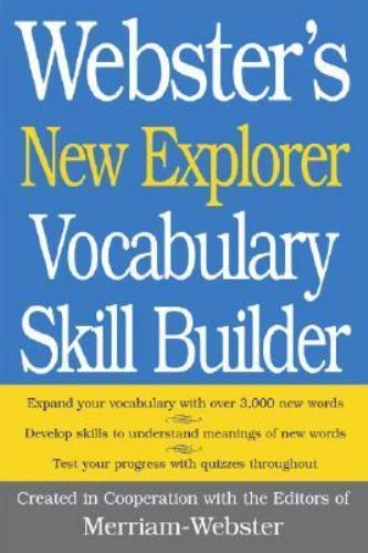 Webster's New Explorer Vocabulary Skill Builder by Merriam-Webster - Image 1 of 1