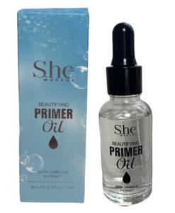S.he Make Up Beautifying Primer Hydra Olio Viso Idratante e Luminoso Primer con Camelia - Foto 1 di 8