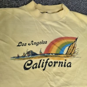 Vintage 1980 Caribe Casuals Inc. Los Angeles California T-shirt Rainbow... - Picture 1 of 20