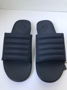 MEN'S OLUKAI MOONLIT OCEAN MAHA 'OLU SLIDE BEACH/POOL SANDALS SIZE 10 NWT - Picture 1 of 8