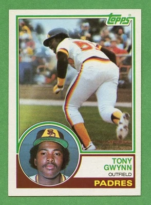 1983 Topps #482 Tony Gwynn Rookie RC QUASE PERFEITO-ESTADO PERFEITO BEM CENTRADO PÁTIO Padres - Imagem 1 de 2