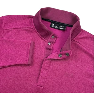 Under Armour ColdGear Performance Golf 1/4 Snap Long Sleeve Pullover Mens XL - Picture 1 of 4