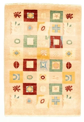 4'0" x 6'0" Hand Knotted Area Rug Traditional Oriental Wool Carpet - Image 1 of 4