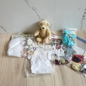 VTG Muffy Vanderbear Lot 5 New Outfits Accessories Shoes Hats Splish Splash Gift - Picture 1 of 12
