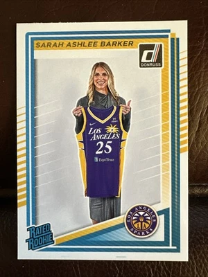 2025 WNBA Donruss Basketball Rated Rookie Sarah Ashlee Barker #100 - Image 1 of 2