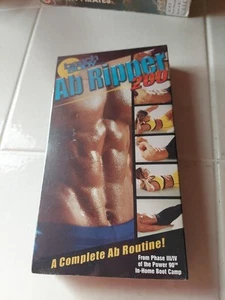 VHS Beach Body Ab Ripper 200 New Sealed Workout Tape Educational - Foto 1 di 2
