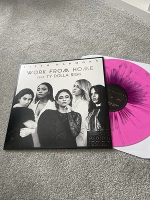 Fifth Harmony - Work From Home Opaque Pink Splatter Limited LP Vinyl - Image 1 of 3