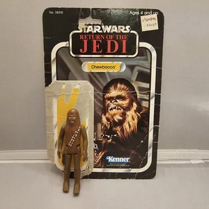 Chewbacca Return of the Jedi Star Wars 1983 Kenner Actionfigur 38210 mit Karte - Bild 1 von 24