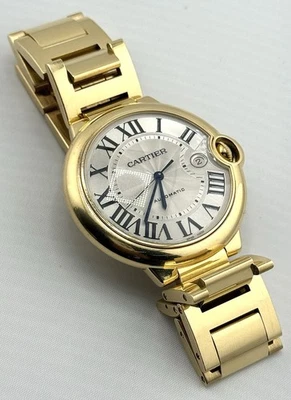 Cartier Ballon Bleu 18k Yellow Gold 42mm Silver Dial Men W69005Z2 - 7 oz  Gold💰 - Image 1 of 4