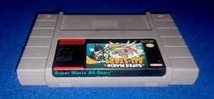 SNES SUPER NINTENDO SUPER MARIO ALL-STARS *GAME/CARTRIDGE ONLY*๐ฅ - Picture 1 of 4