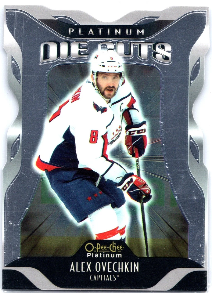2021-22 O-Pee-Chee Platinum #DC-5 Alex Ovechkin - Platinum Die Cuts - Image 1 of 2