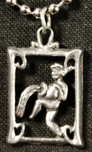 Zodiac Pendant - Aquarius (1/21 - 2/19) filigree - Picture 1 of 2