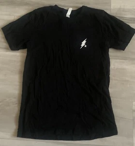 Black Rock Coffee Womens Tee Shirt Sz S Lightening Rod Black - Picture 1 of 4