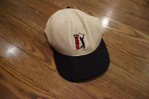 Vintage PGA Tour Golf Hat Embroided Logo Strapback Khaki Dad 90s Byron Nelson - Picture 1 of 5