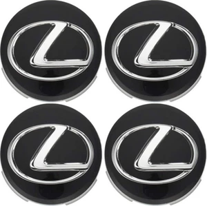 LEXUS GS L10 Wheel Black Center Cap Set 4pcs 4260353110 42603-53110 NEW GENUINE - Picture 1 of 4