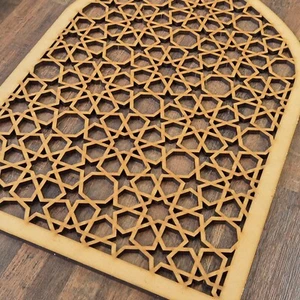Geometric Arabic Decorative Pointed Arch Door Screen Wall Sculpture Panel 010 - Picture 1 of 12