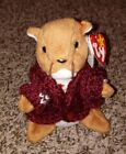 NUTS THE SQUIRREL  Sweater Retired Ty Beanie Babies 1996 P.V.C. Pellets Errors 