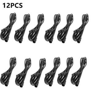 12X DMX Cables 10ft/3m 3Pin Signal XLR Connection Par Light Moving Head Lamp - Picture 1 of 6