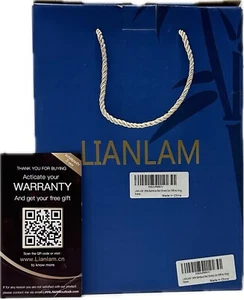 LIANLAM 100 % Bambus Bettlaken Set weiß King *NEU* Kostenloser Versand - Bild 1 von 5