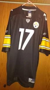SWEET! VINTAGE Pittsburgh Steelers Reebok Mike Wallace Jersey Men's 2XL SEWN🏭🏈 - Picture 1 of 12