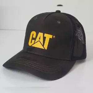 CATERPILLAR TRUCKER CAMUFLAJE SARGA MALLA GORRA HOMBRE AJUSTABLE TALLA ÚNICA LOGOTIPO GATO - Imagen 1 de 10