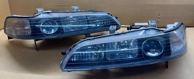 Faros JDM 94-01 Acura Honda Integra DC2 DB8 Tipo R OEM HID carcasa negra Foto 1 de 4