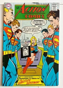 ACTION COMICS #366 SUPERMAN SUPERGIRL NEAL ADAMS COVER - Picture 1 of 3